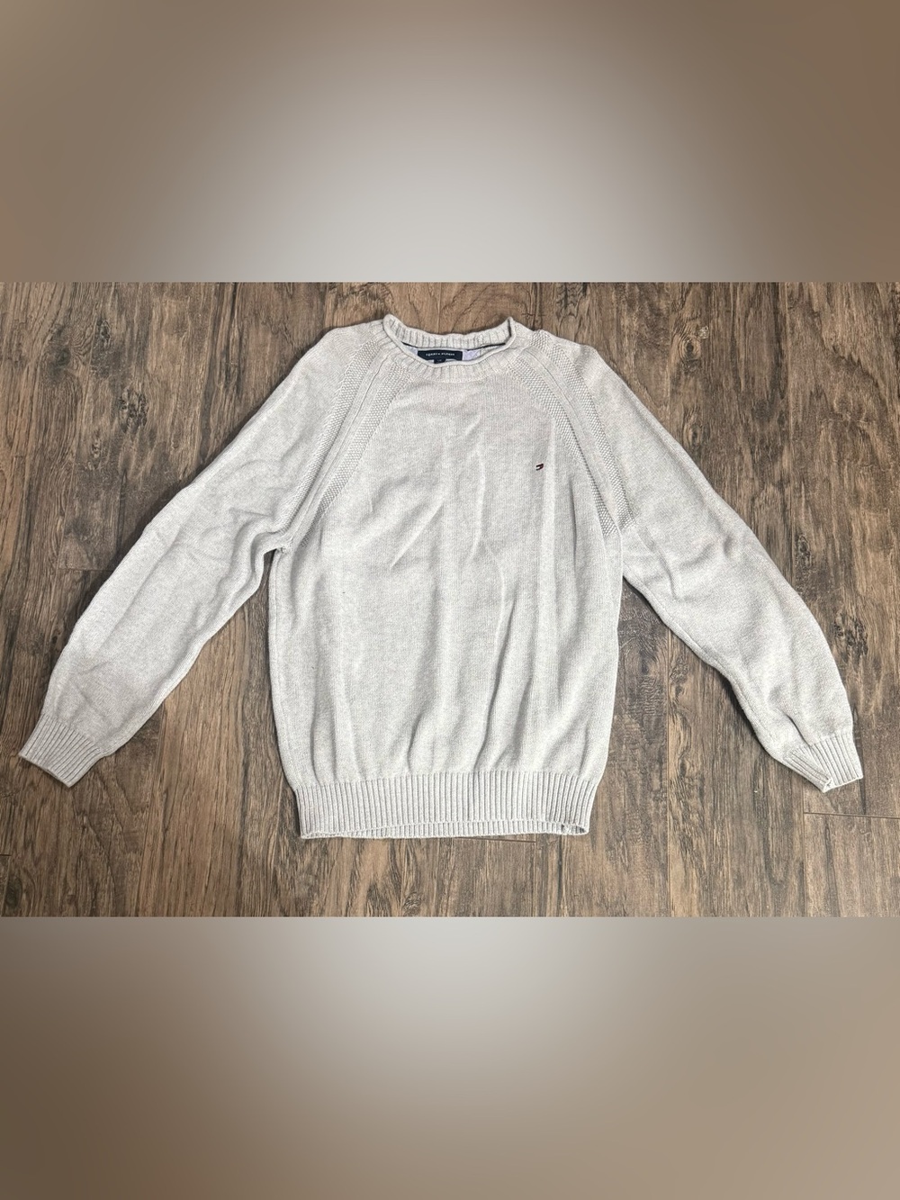 Tommy Hilfiger Crewneck Sweater in Light Gray